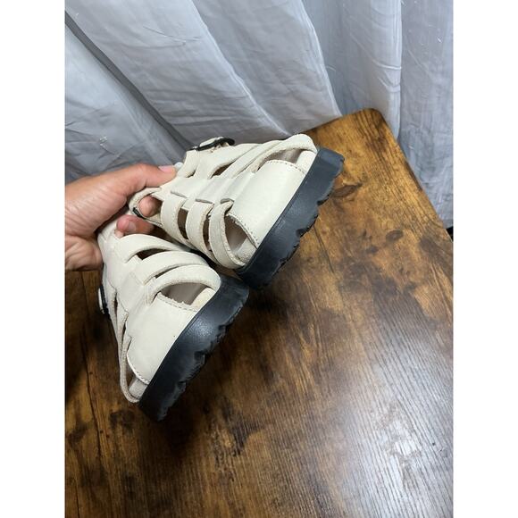 Merrell Fleur Fisherman Sandal Beige Size 8 Woman's Sandals Leather Gorpcore - Picture 12 of 16
